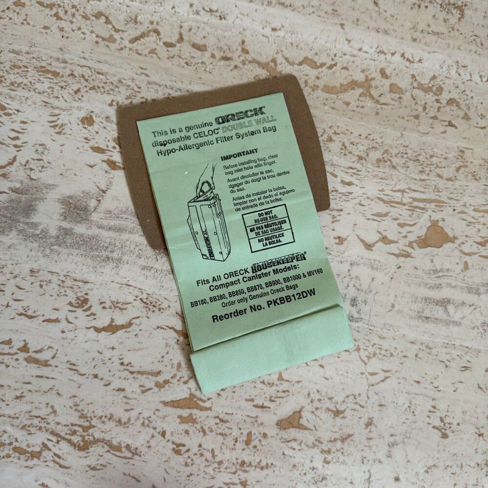 19 Oreck Housekeeper compact canister vacuum celoc hypo allergenic filter system - Picture 6 of 7